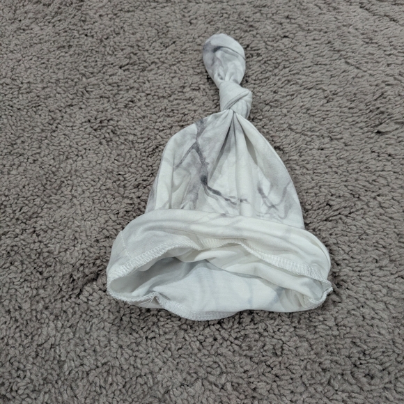 Copper Pearl Gray Marble Baby Hat - Picture 4 of 5